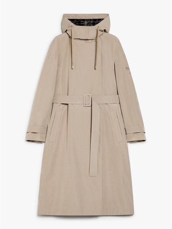 Jackets & Blazers - NEW, MaxMara CARTER Technical-fabric trench coat Beige Size 8 #DC613